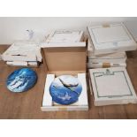 QUANTITY OF MISCELLANEOUS COLLECTORS PLATES INCLUDES ROYAL WORCESTER AND ROYAL DOULTON ETC ALL