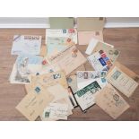 COLLECTION OF ENVELOPES AND ITEMS OF POSTAL STATIONARY, FRANCE 1892-1949, MAINLY BEARING STAMPS FROM