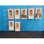 CIGARETTE CARDS WILLS 1901 CRICKETERS X7 DIFFERENT CARDS IN GOOD CONDITION