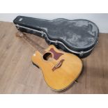 TANGLEWOOD ACOUSTIC GUITAR WITH HARDCASE