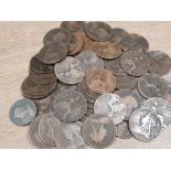 APPROXIMATELY 1000 UK QUEEN VICTORIA OLD PENNIES INCLUDES A FEW HALF PENNIES 8.7 KILOS IN WEIGHT