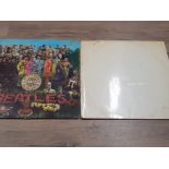 2 LP RECORDS BOTH TO INCLUDE THE BEATLES INCLUDING SGT PEPPERS CLUB BAND