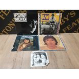 4 PAUL MCCARTNEY LP RECORDS INC RAM THE MCCARTNEY INTERVIEW MCCARTNEY II ETC