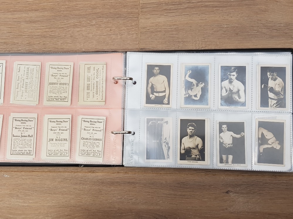 ALBUM CONTAINING 46 BOXING COLLECTION TRADE CARS CIGARETTE CARDS FROM THE CHAMPIONS, BOYS FRIEND AND - Image 2 of 3