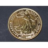 UK FINE GOLD 999.9 2015 BRITANNIA COIN 1 OZ