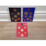 3 UK ROYAL MINT COIN PROOF SETS, 1976, 1977 AND 1981 ALL IN ORIGINAL PACKS