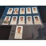 CIGARETTE CARDS WILLS 1901 CRICKETERS X11 DIFFERENT CARDS IN FINE CONDITION