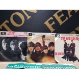 5 BEATLES SINGLES RECORDS INCLUDES ALL MY LOVING BEATLES FOR SALE THE BEATLES HITS SHE LOVES YOU AND