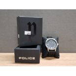 A POLICE WATCH IN ORIGINAL BOX AS NEW