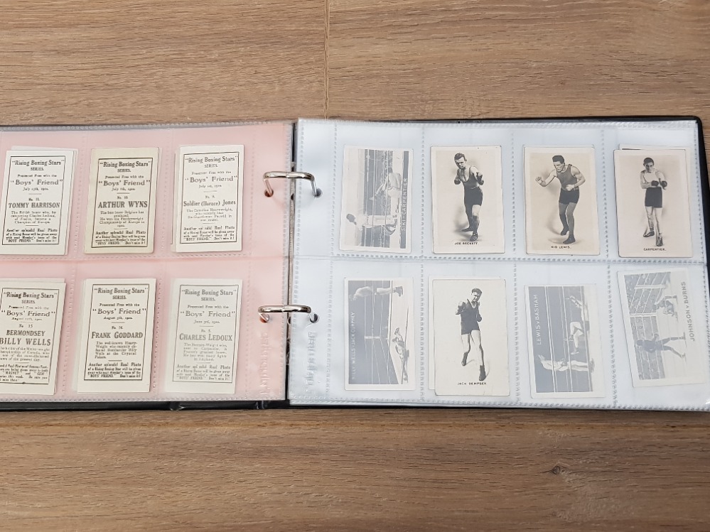 ALBUM CONTAINING 46 BOXING COLLECTION TRADE CARS CIGARETTE CARDS FROM THE CHAMPIONS, BOYS FRIEND AND - Image 3 of 3