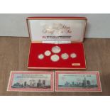 SILVER PROOF SET OF 6 COINS, SINGAPORE 1986 IN CASE OF ISSUE WITH CERTIFICATE OF AUTHENTICITY