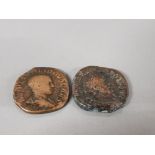 2 ROMAN IMPERIAL 244 249 CI SE STERTIUS COINS