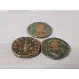 3 ROMAN IMPERIAL MAXIMINS COINS 23 S-238CE