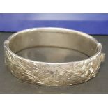 BIRMINGHAM SILVER 1975 EXPANDING CUFF BRACELET 36.4G