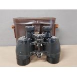 EWRLY 1900S ROSS OF LONDON BINOCULARS IN CASE