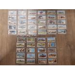 50 GOOD CONDITION LAMBERT AND BUTLER CIGARETTE CARDS 1936 AIR ROUTES