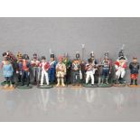 18 LEAD MILITARY DEL PRADO FIGURES