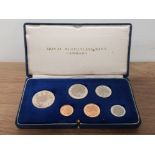 AUSTRALIAN 1966 PROOF SET OF 6 COINS IN CASE OF ISSUE