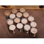 USA PRESIDENTIAL SERIES OF 28 DIFFERENT 1 DOLLAR UNCIRCULATED COINS EACH IN ORIGINAL TUBES OF 11