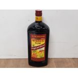 1 LITRE BOTTLE OF 100% FINE JAMAICAN MYERS ORIGINAL DARK RUM 40%