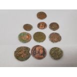 10 ROMAN IMPERIAL CONSTANTIUS COINS