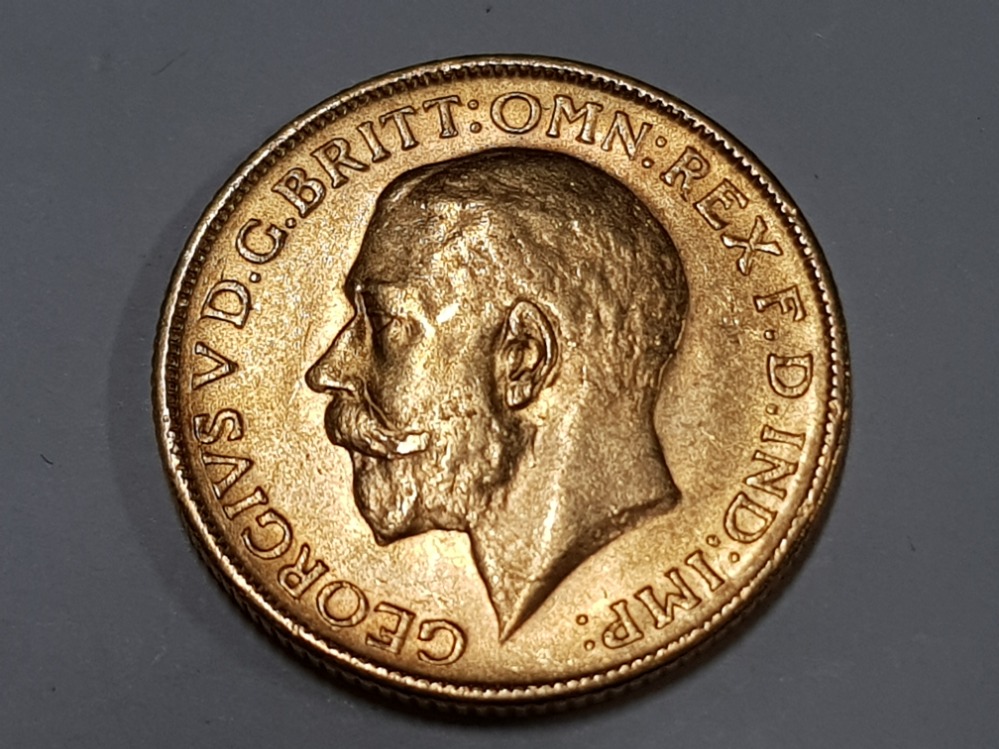 22CT GOLD 1913 FULL SOVEREIGN COIN - Image 2 of 2