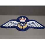 CAST RAF WALL PLAQUE