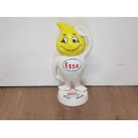 CAST METAL ESSO ANDY SLICK FIGURED MONEY BOX 9INCHES IN HEIGHT