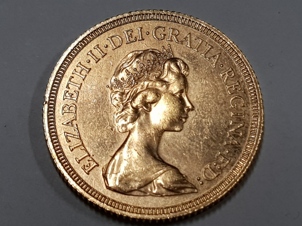 22CT GOLD 1974 FULL SOVEREIGN COIN - Image 2 of 2