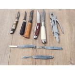 9 ASSORTED PEN KNIVES SOME VINTAGE