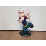 CAST METAL KUNG FU POPEYE FIGURE