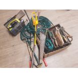 LOT OF TOOLS AND GARDEN ITEMS PLUS PRESSURE WASHER