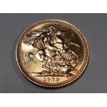 22CT GOLD 1979 FULL SOVEREIGN COIN