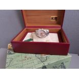 ROLEX PLATINUM DAYDATE WATCH SALMON PINK DIAL, PRESIDENT STRAP 1990 GOOD WORKING ORDER