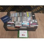 BOX OF CDS INCLUDING HUMAN LEAGUE SHIRLEY BASSEY AND MANY MORE