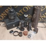 LARGE LOT OF CAMERA LENSES