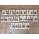 TADDY 1904 RUSSO JAPANESE WAR SERIES SET OF 25 CIGARETTE CARDS IN GOOD CONDITION