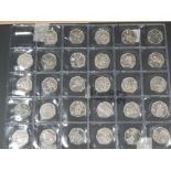 FULL SET OF 29 50P COINS 2012 OLYMPICS IN GOOD CONDITION