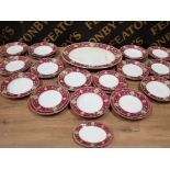 APPROXIMATELY 30 PIECES OF CHELSEA DINNER WARE PATTERN NO 5612