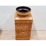 LARGE WEST GERMAN POTTERY BAY KERAMIK STICK STAND/FLOOR VASE 46CM X 22CM