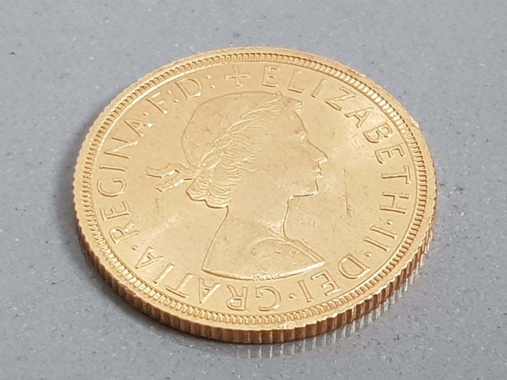 22CT GOLD 1958 FULL SOVEREIGN COIN - Image 3 of 3