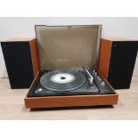 1970/80S BANG AND OLUFSEN BEOGRAM 1500 2 SPEED DANISH TURNTABLE WITH DIAMOND INTACT STYLUS AND A