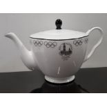 THE OLYMPIC MUSEUM WEDGWOOD TEAPOT, LONDON 2012 COLLECTION WITH ORIGINAL BOX, IN EXCELLENT