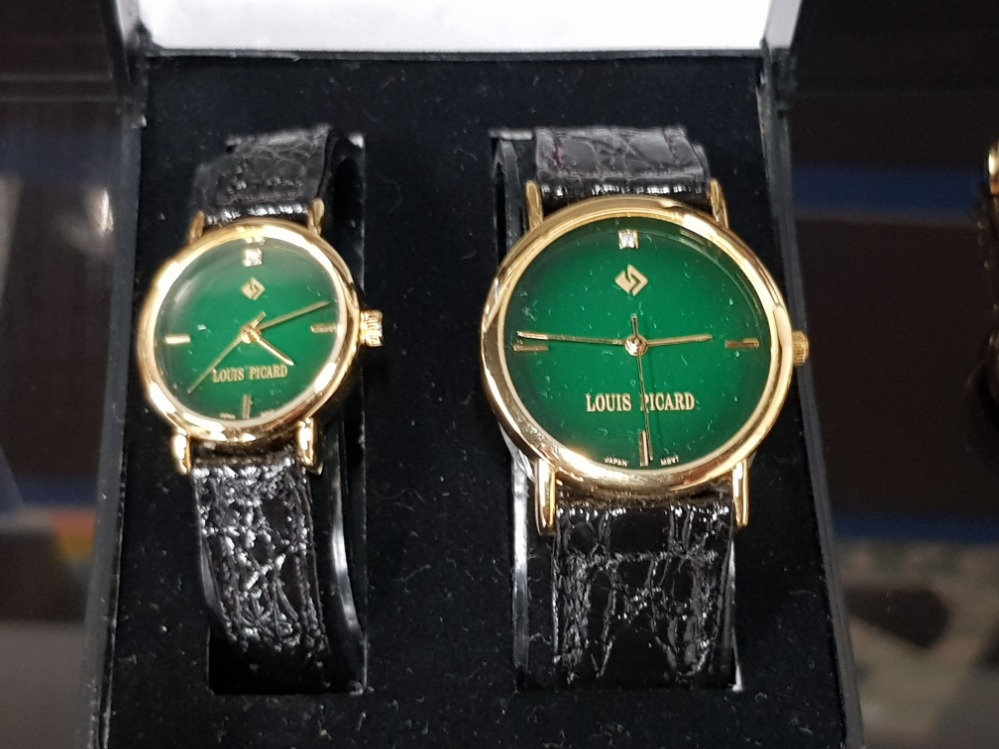 A LADIES AND GENTS LOUIS PICARD WRISTWATCH AND AN AVIA GOLD COLOURED LADIES WRISTWATCH BOTH BOXED - Image 2 of 3