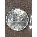 UNCIRCULATED 1935 SILVER JUBILEE CANADAIAN DOLLAR