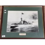 CA PARSONS NORTH EAST SHIPPING INTEREST. PHOTOGRAPHIC PRINT DEPICTING TURBINIA STEAMING AT FULL