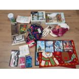 A COUNTRY CROSSING JIGSAW PUZZLE DVDS NEW GLOVES SCARVES COSMETIC BAG ETC