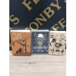 3 BOOKS ALL FROM THE FOLIO SOCIETY TO INCLUDE THE LAST OF THE MOHICANS BY JAMES FENIMORE COOPER