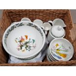 PORTMERION TO INCLUDE A FRUIT BOWL DINNER PLATES COFFEE MUGS ETC TOGETHER WITH A LARGE ITALIAN