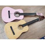 2 ACOUSTIC GUITARS BY MARTIN SMITH AND HERALD